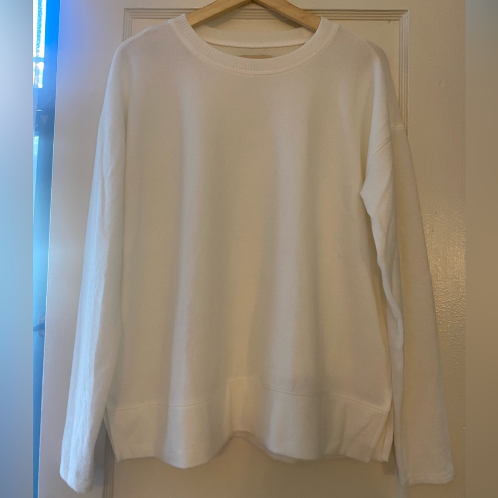 Never Worn - Lucky Brand White Long Sleeve Sweater - M